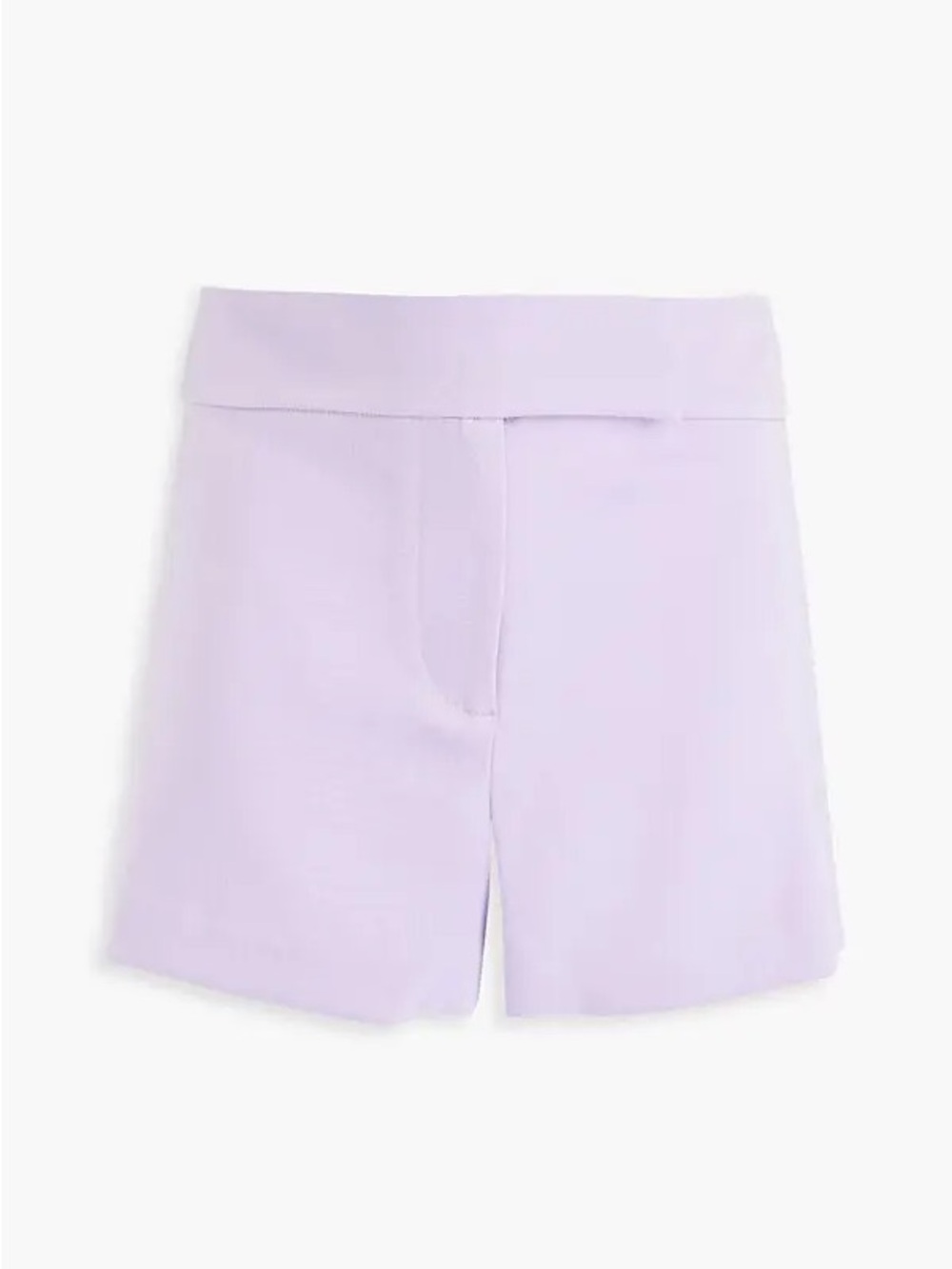 💜 Alice + Olivia crepe satin shorts in lilac . Size 0.